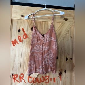 Rock & Roll Cowgirl Pink Paisley Tank Top